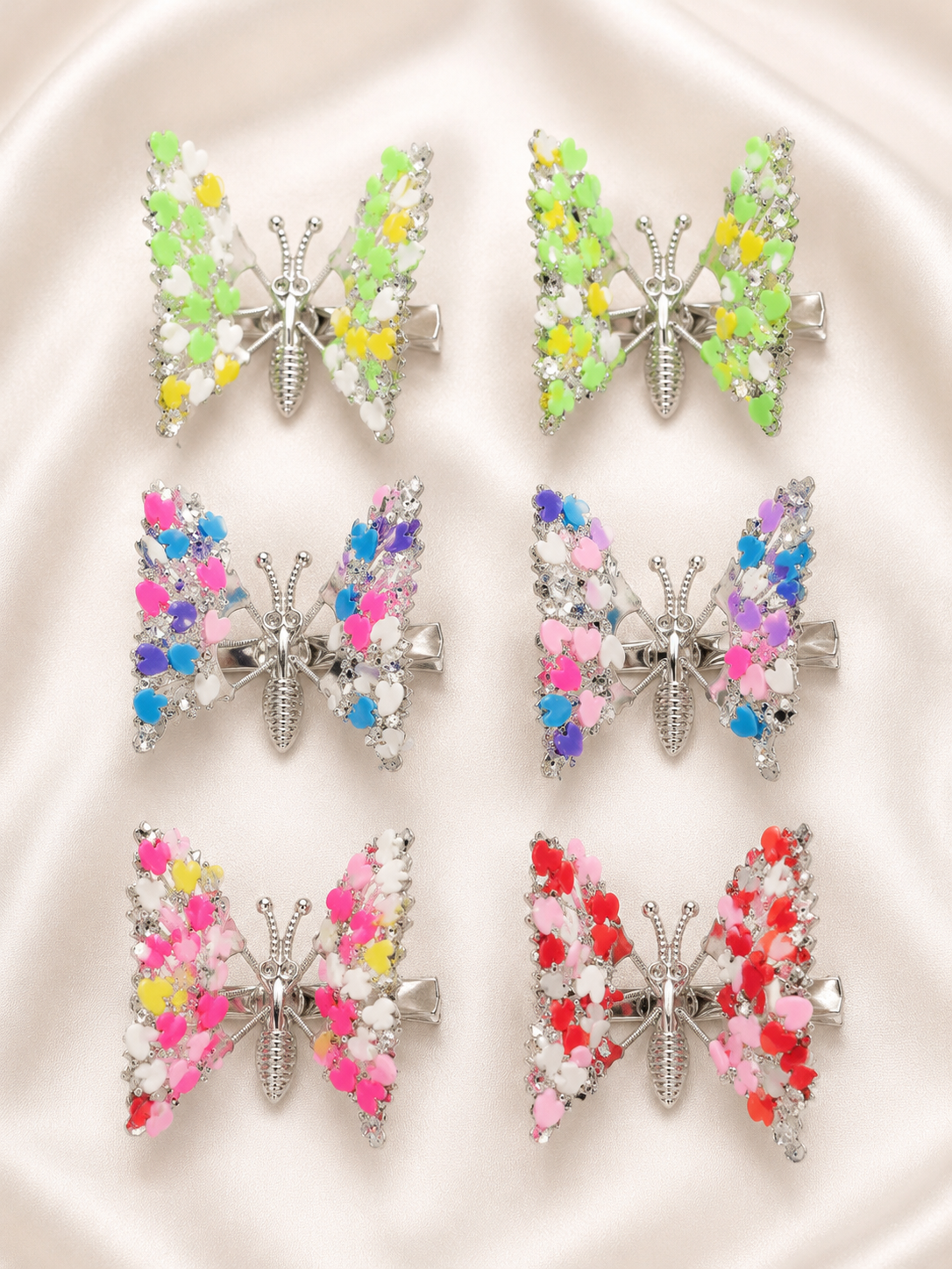 Butterfly Wing Hair Clips