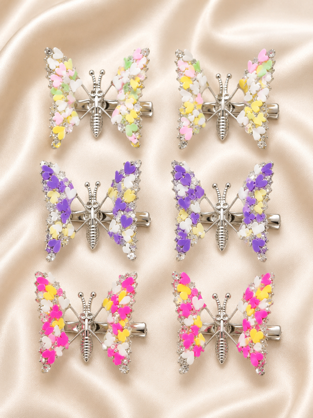 Butterfly Wing Hair Clips