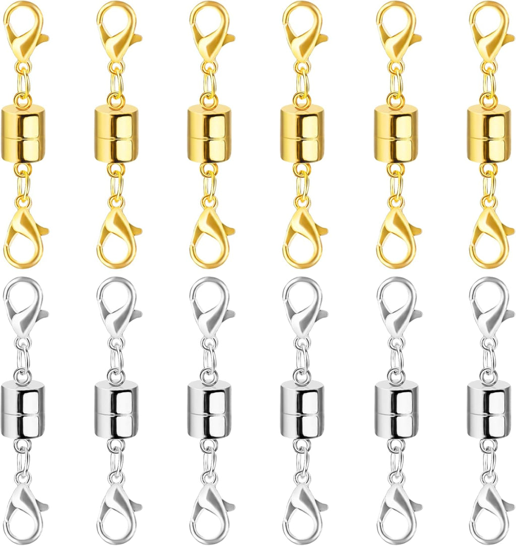 Magnetic Necklace / Bracelet Clasp and Closures with Double Lobster Clasp