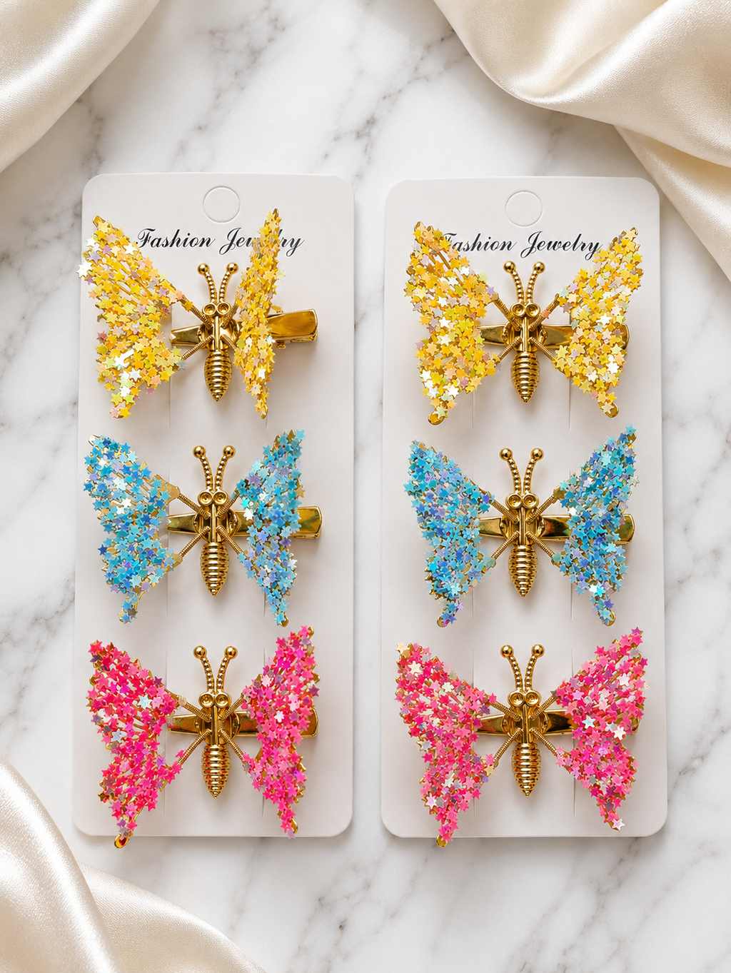 Butterfly Wing Hair Clips