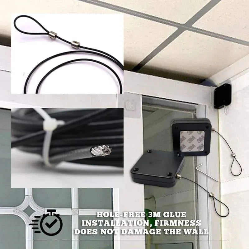 Portable Automatic Stainless Steel Door Closer - 30% OFF